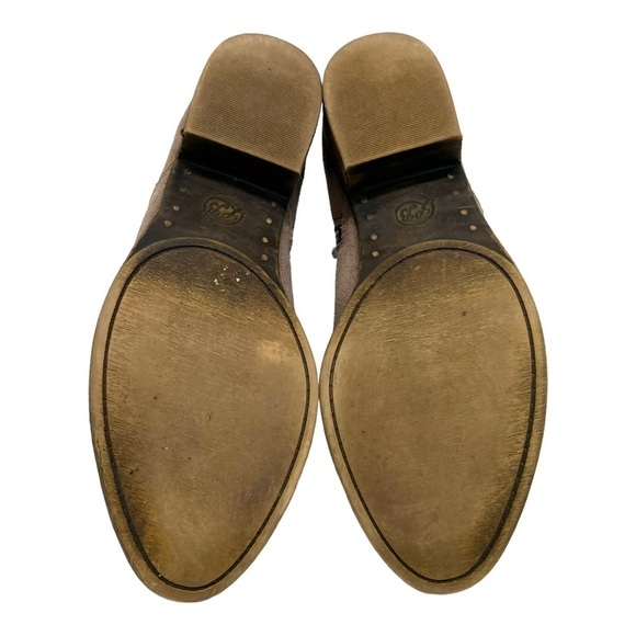 Lucky Brand Bartalino Tan Suede Zipper Detail Casual Ankle Boots Women’s 8.5 - Picture 11 of 14